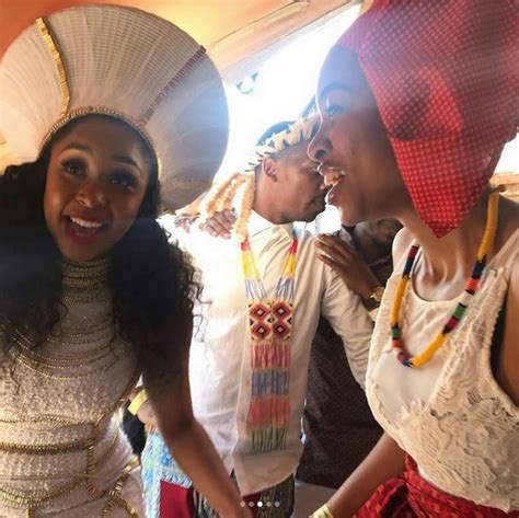 31 Pics Of Minnie Dlaminis Star Studded Traditional Wedding Online