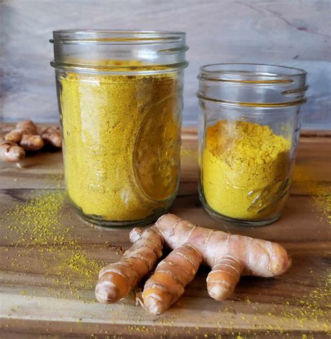 How To Make Homemade Dried Turmeric Powder Homestead And Chill