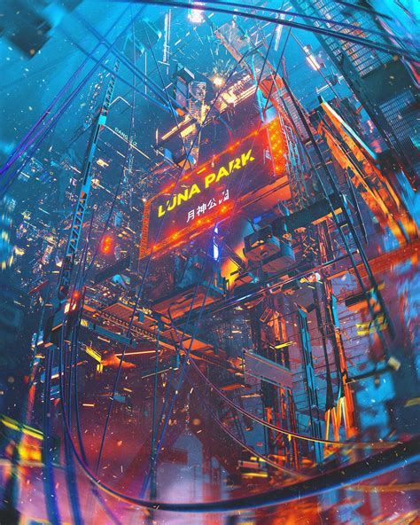 Chemical Reactions On Behance Dystopian Art Cyberpunk Cyberpunk