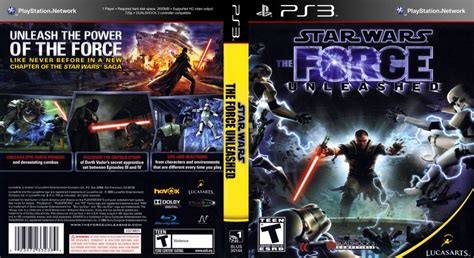 Star Wars Force Unleashed Playstation Game Covers Star Wars Force