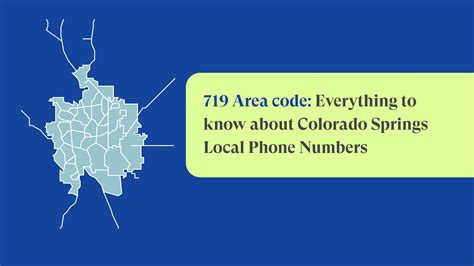 Area Code 719 Colorado Springs Local Phone Numbers Justcall Blog