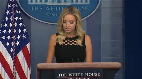 Watch White House Press Secretary Kayleigh Mcenany Holds A Briefing