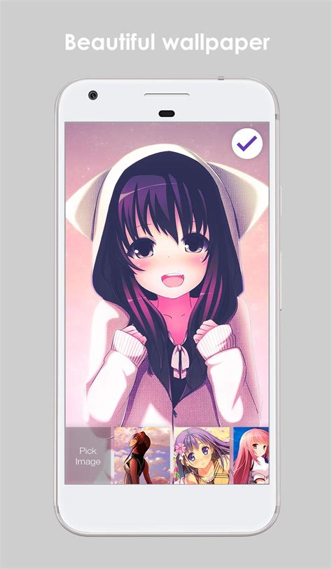 Скачать Cute Girl Anime Girl Wallpaper Hd Free Lock Screen Apk для Android