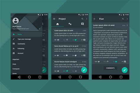 Android Material Design App Concept By Higorsm25 On Deviantart