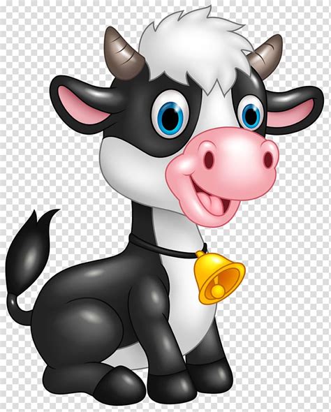 Cattle Cartoon Cute Cow Cartoon Cow Illustration Transparent