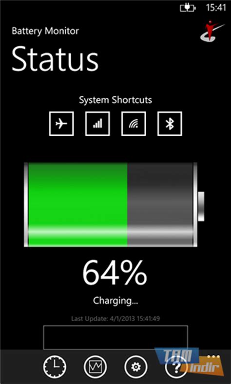 Battery Monitor İndir Windows Phone Için Pil İzleme Uygulaması Mobil