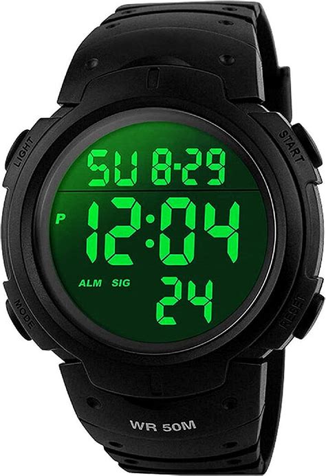 Vdsow Mens Sports Digital Watches Outdoor Waterproof Sport Watch With