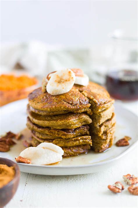 Healthy Pumpkin Pancakes | What Molly Made