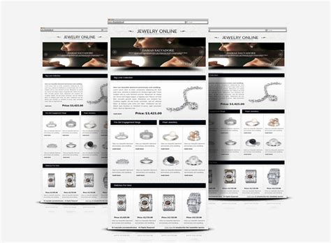 Jewelry Store E Newsletter Graphicriver Web Elements