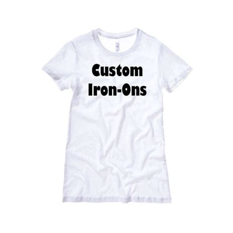 Custom Iron On Decals Heat Transfer Vinyl Iron Ons T Shirt Tee