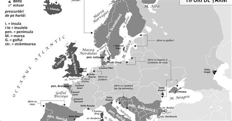 Harta cu traseul soselei transalpina. GEOGRAPHIA ONLINE: EUROPA: țărmuri, insule, peninsule