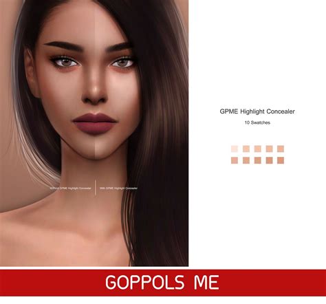 Goppols Me Sims Sims 4 Cc Makeup Sims 4