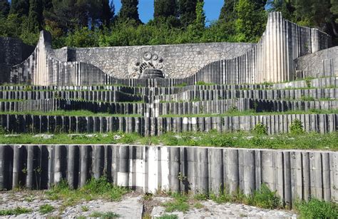 Yugoslavia The Partisan Memorial Cemetery Located On Bijeli Brijeg In