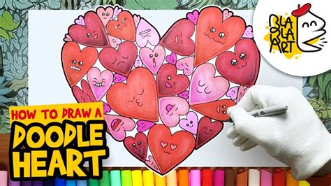 How To Draw A Doodle Heart For Valentines Day Special Valentines Day