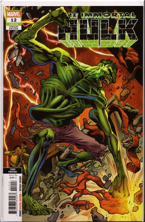 The Immortal Hulk 12 3rd Print Comic Book ~ Marvel Comics Fandom