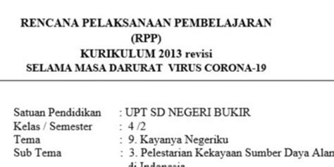Get notified by text, email, or phone in your preferred language. Rpp Covid Kelas 4 - Silabus Rpp