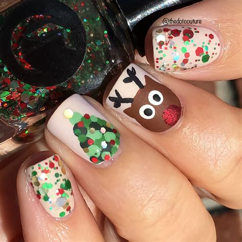 Christmas Nail Art Cute Girls Hairstyles