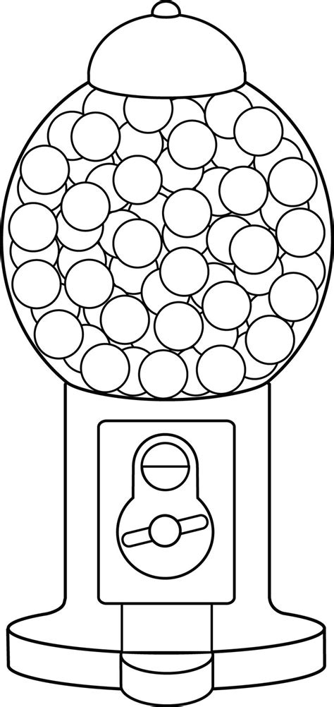 Aside from making your kid happy, you also earned their affection. Gumball Machine Line Art | Coloring pages, Coloring pages ...