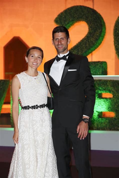Jelena Djokovic And Novak Djokovic Wimbledon 2018 Champions Dinner In