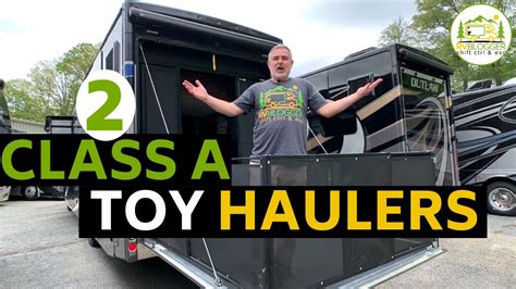 Class A Toy Hauler Motorhome Thor Outlaw And Newmar Canyon Star Youtube