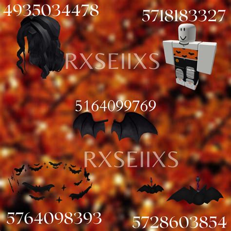Bat Fit 4 Halloween Halloween Colors Scheme Bloxburg Decal Codes