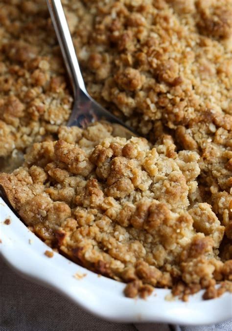 This Is The Best Apple Crisp Recipe Ever A Thick Crunchy Oat Crumb
