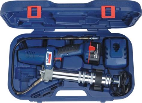Lincoln Volt Cordless Power Luber Grease Gun With A Single Nicad