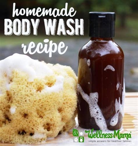 Homemade Natural Body Wash Recipe Bath And Body