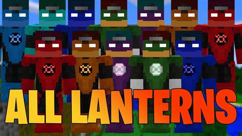 Every Green Lantern In Minecraft Minecraft Youtube