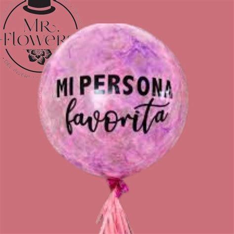 Globo Burbuja Florer A Mrs Flowers