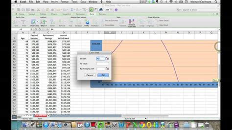 Goal Seek Function In Microsoft Excel Youtube