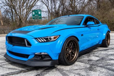 For Sale 2017 Ford Mustang Gt Rtr Coupe Blue Modified