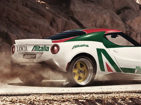 2016 Lancia Stratos Rear View By Luca Polizzotto On Dribbble