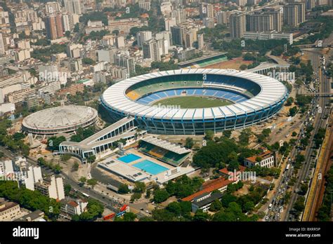 Brazil Rio De Janeiro Rio De Janeiro Maracana Stadium Stock Photo