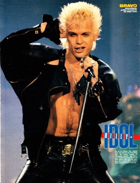 Billy Idol Billy Idol 80s Poster 80s Aesthetic