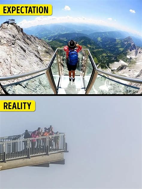 6 Potret Ekspektasi Vs Realita Tempat Wisata, Tak Seindah yang