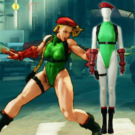 Cammy White Cosplay Dress Street Fighter Halloween Outfits Full Set Ebay