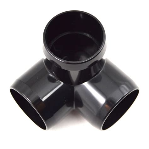Pvc pipe under 14 does not match up exactly with its nominal size (see nominal pipe size and o.d. 1-1/2" 3-Way Black PVC Furniture Fitting | Low Prices