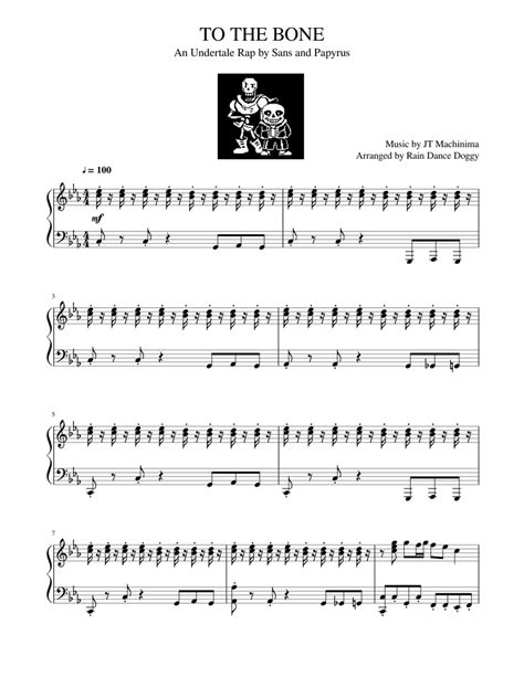 TO THE BONE Sheet music for Piano (Solo) | Musescore.com