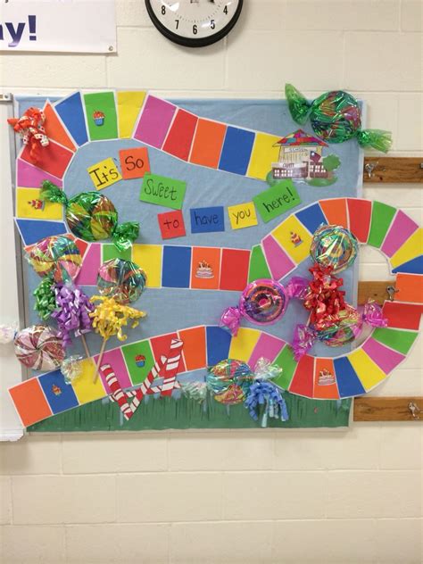 Candy Themed Classroom Candy Crush Bulletin Board Candy Theme