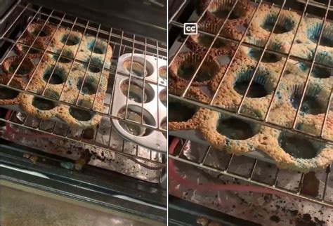 worst cooking fail tiktok woman stuns viewers with boiling cupcakes