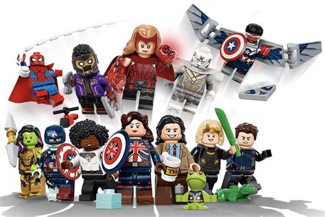Captain Carter Loki And Vision Unveiled In New Marvel Lego Minifig