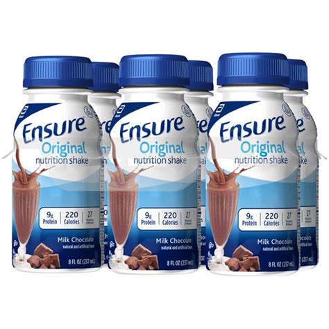 Ensure Original Nutrition Shake Milk Chocolate Ready To Drink Pk Hy