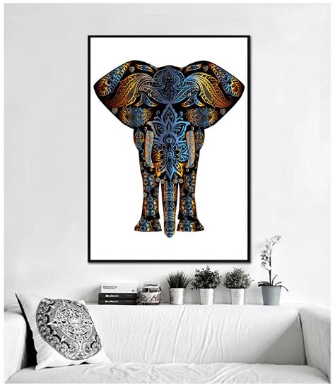 Unframed 1 Panel Canvas Art Animal Elephant Custom Wall Pictures Living