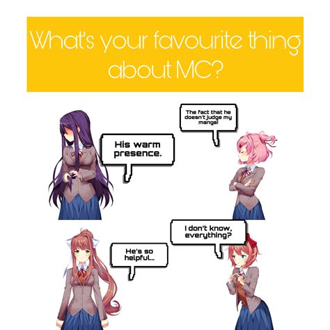 Dokis Talk About Best Thing Of Mc Ddlc