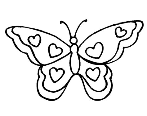 Hearts And Butterflies Coloring Pages Coloring Pages