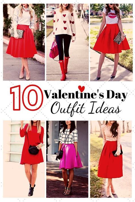 Cute Valentines Day Outfits In 2021 Valentines Dinner Outfit Red