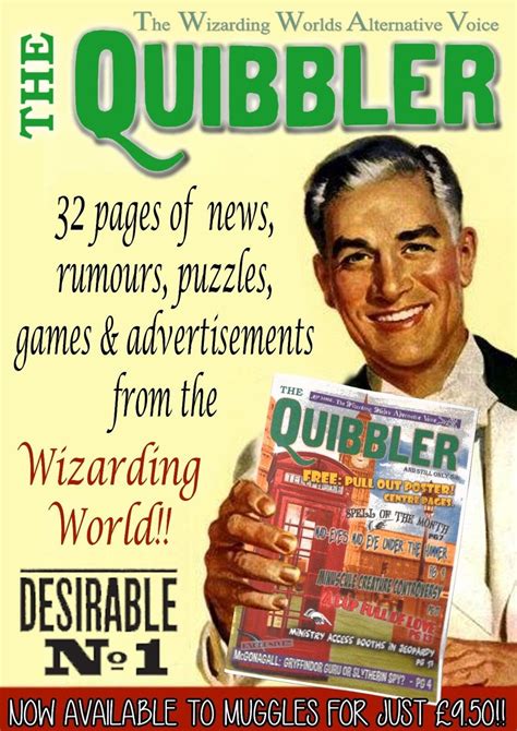 Harry Potter The Quibbler Two Complete Magazines You Etsy