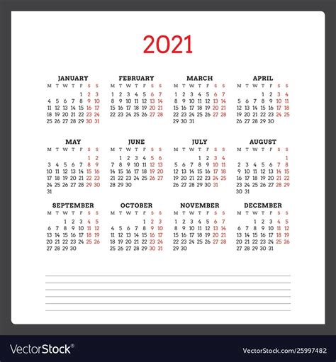 Year Calendar Numbered Weeks Ten Free Printable Calendar Calendar