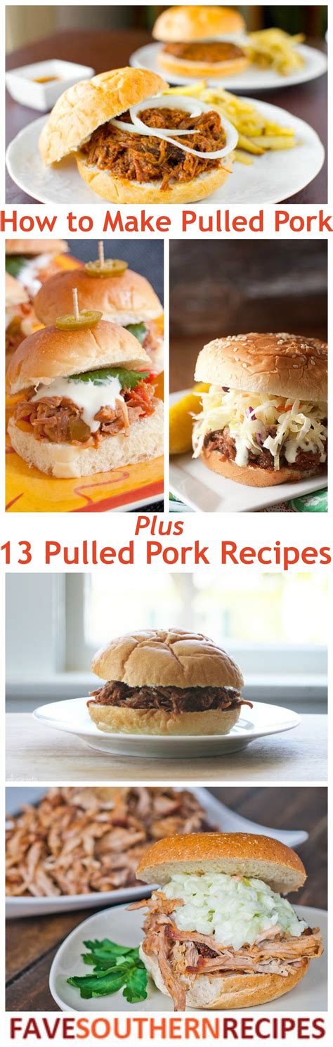 How To Make Pulled Pork 13 Easy Pulled Pork Recipes Pork Recipes